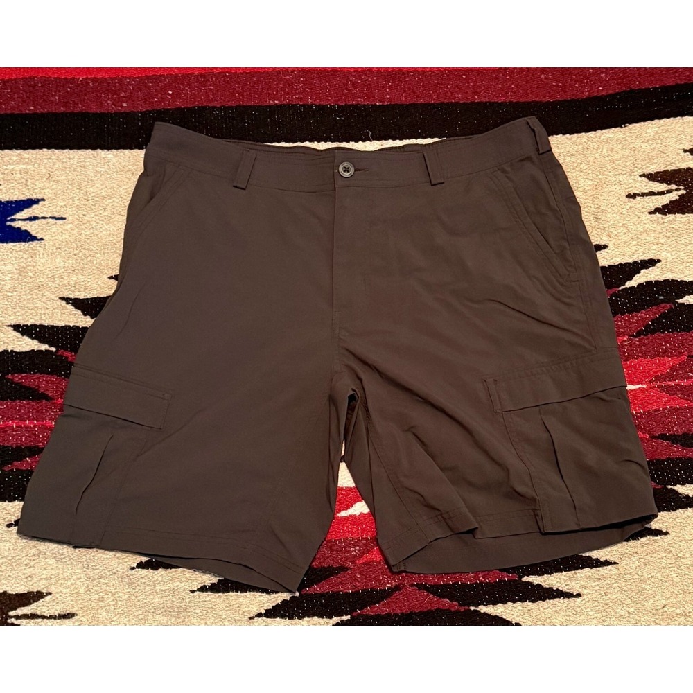 REI Dark Gray Nylon Blend Mens Performance Chino Cargo Golf Shorts - 38x9